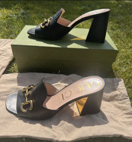 Ladies gucci mules black - bn,