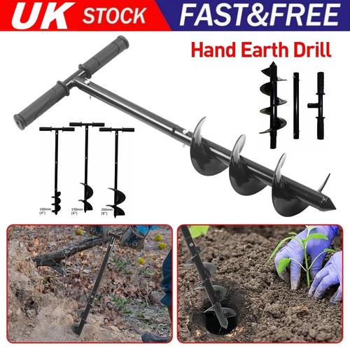 Manual garden earth auger - garden,