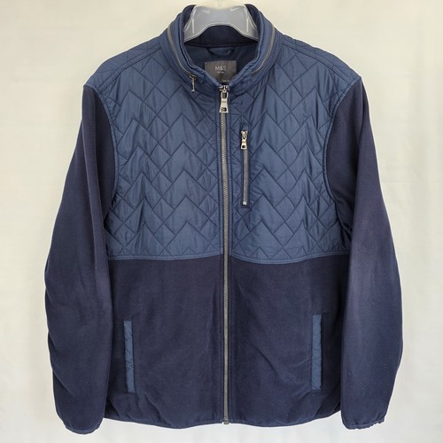 Mens quilted fleece - mens,