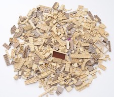 Lego Half a Kilo Tan Bricks & Pieces 500g Mixed Sand Colour Bundle Genuine Parts