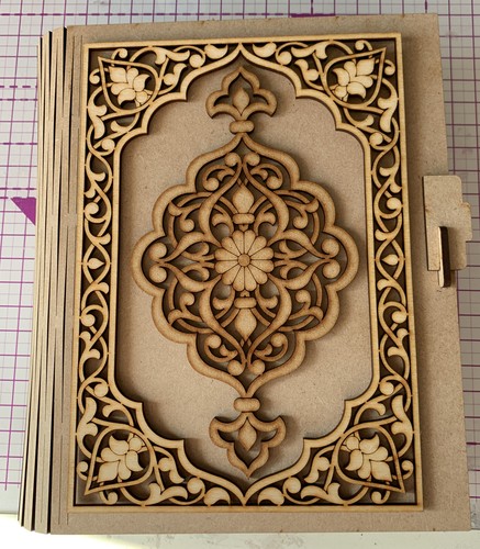 Mdf wooden large book box - wooden,
