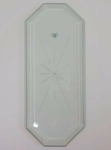 Beveled octagon glass - beveled,