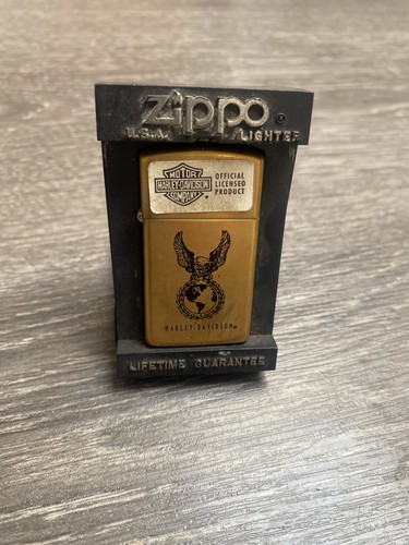 Zippo vintage brass harley - zippo,