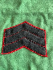 RUC cloth Sergeants Chevron