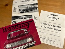 Wartburg 353 Knight 3 Brochure