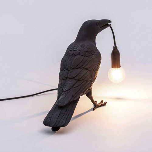 Resin lucky bird crow - resin,