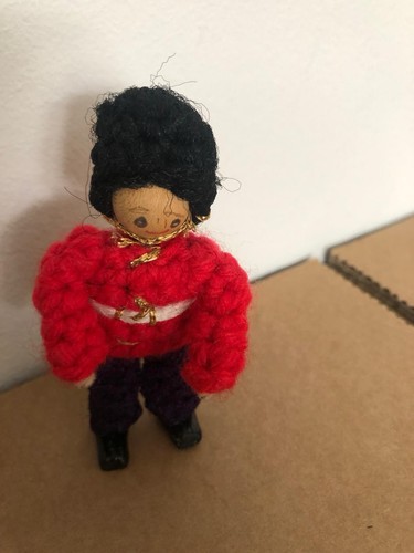 Knitted queens guard - knitted, guard.