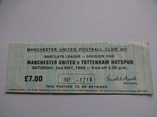 Ticket Stub - MANCHESTER