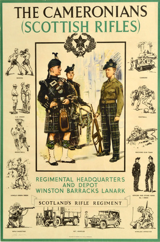Cameronians scottish rifles - scottish,