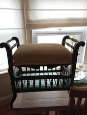 Antique Piano Stool with Storage Space Made In England