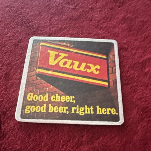 Vaux beer mat good - "good, cheer
