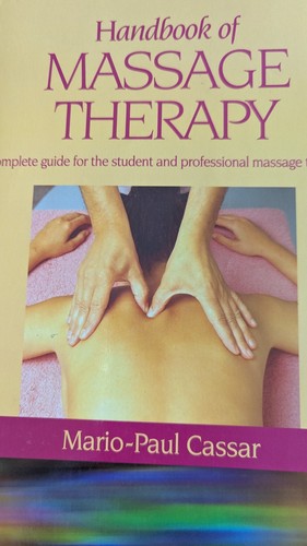 Handbook massage therapy - handbook,