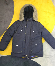 Boys Childs kids Parka Ted Baker jacket coat Dark Blue age 8 Years