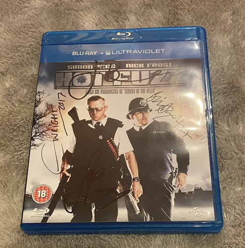 Signed hot fuzz dvd simon - hot,