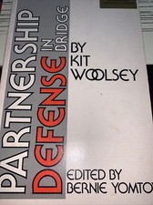 Partnership Defense in Bridge - paperback, Kit Woolsey (ref4)