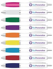 1 - 500 Full Colour Business LOGO Printed Personalised Contour Pens Promotional 
