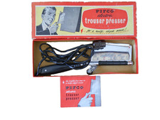 Pifco  Trouser Press hand held  electric original box prop display vintage 1950s