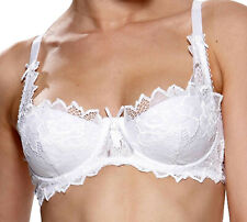 Lepel Fiore 93208 Lace, Padded, Balconette Bra, In White