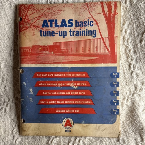 Vintage 1968 atlas auto manual - vintage,