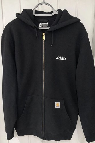 Black carhartt zip - black, zip-front