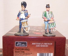 Britains 17296 Toy Soldiers British and French Drummers Napoleonic Waterloo