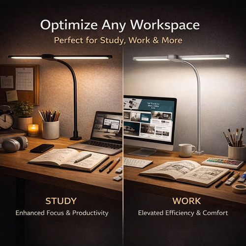 Led desk lamp - lamp, with