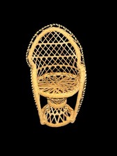 Rattan Mini Peacock Chair