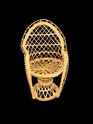 Rattan mini peacock chair - rattan,