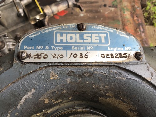 Holset turbo charger - holset,