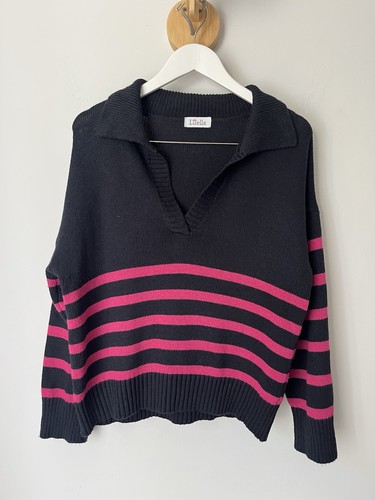 Luella navy and pink - , striped