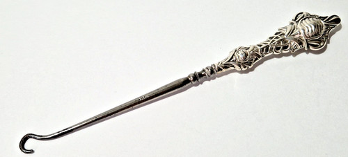 Antique silver dressing aid - antique,