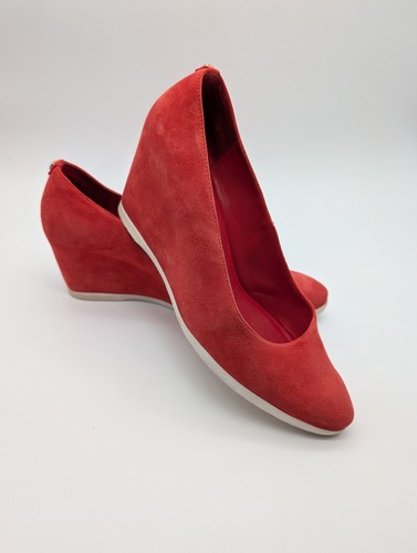 Hogl coral red - coral, suede