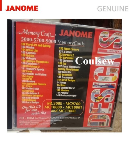 Genuine janome designs for - janome,