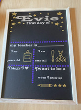 First Day Of School Chalk