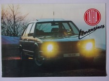 TATRA 613-4 SALOON orig 1990s Sales Brochure with English Text