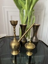 Vintage Set of 4 Brass Mini