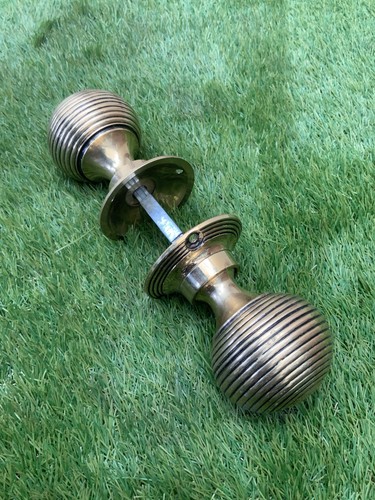 Pair brass beehive door - of,