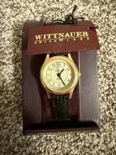 Wittnauer Women's Swiss Watch Jack Daniels Vintage Black Leather Original Case