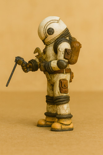 Scale model modern exosuit - model,