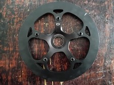 52 Tooth Single Chain Wheel with Guard. Narrow/wide chain teeth.