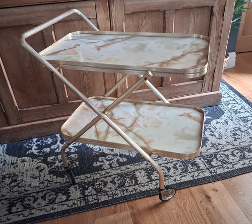 Vintage tea drinks trolley bar - drinks,