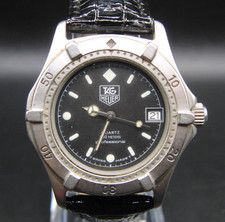 TAG HEUER Professional Swiss 962.013 Men's Quartz Watch Genuine Leather Strap