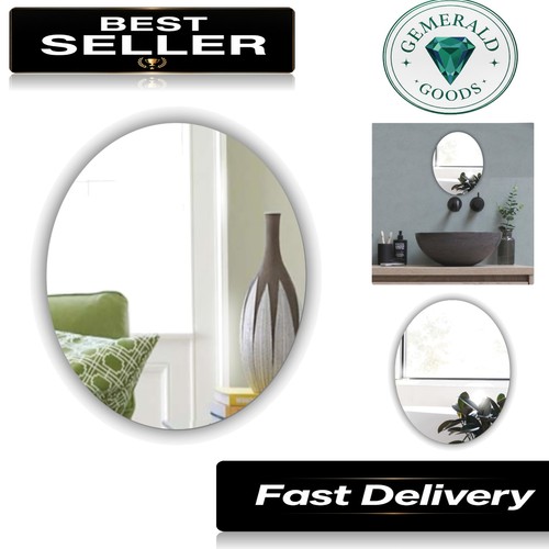 Contemporary oval frameless - contemporary,