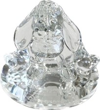 Eeyore from Winnie the Pooh glass figurine on mirror,by Arribas Disneyland Paris