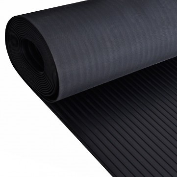 Wide broad ribbed rubber - broad,