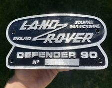 Land Rover Defender 90 Car Badge Or Shop Showroom Display Sign