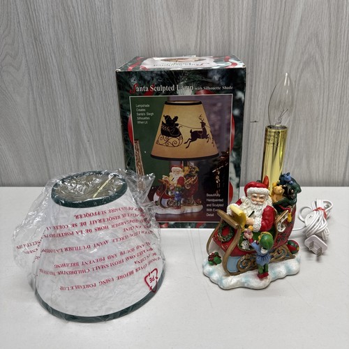 Santa sculpted accent lamp - sculpted,