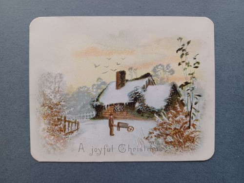 Victorian christmas card - victorian, &