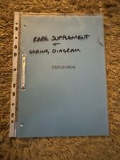 Honda CB250/360G Workshop Blue Manual Addendum/factory Supplement/update