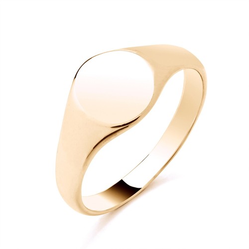 9ct yellow gold silver - gold, oval